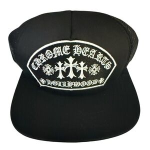 CromoHearts Black and White Embroidered Cap